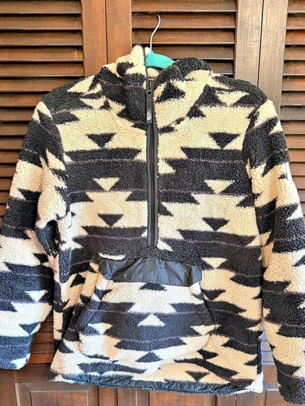 The North Face Girl's Campshire Pullover Hoodie Aztec Print Girls XL (18)